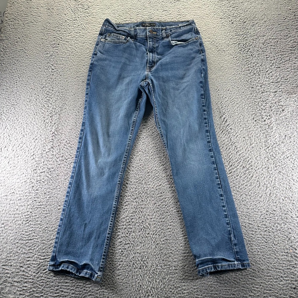 Member's Mark Jeans Men's 32x30 Blue Cotton Denim Straight Leg Faded Stretch